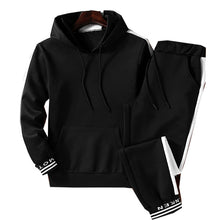 Load image into Gallery viewer, Sets Tracksuit Men Autumn Winter Hooded Sweatshirt Drawstring Outfit Sportswear 2019 Male Suit Pullover Two Piece Set Casual